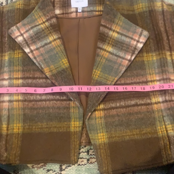 Greylin Lawrence plaid Shacket with pockets - Picture 7 of 10